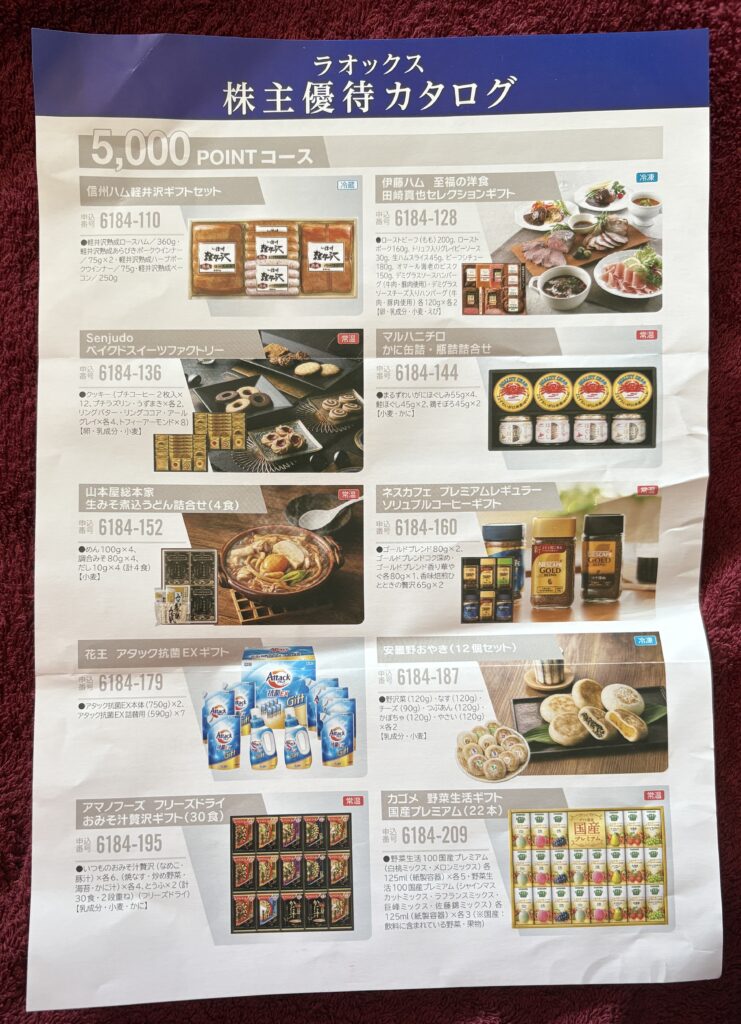 ラオックスホールディングズ（８２０２）